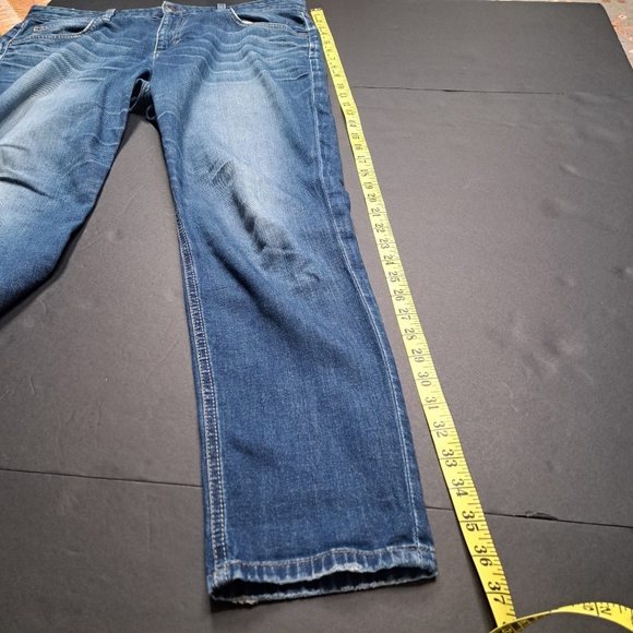 Joe's Jeans Womens 34x28 Blue Valencia Faded High Rise Slim Ankle - Picture 3 of 10